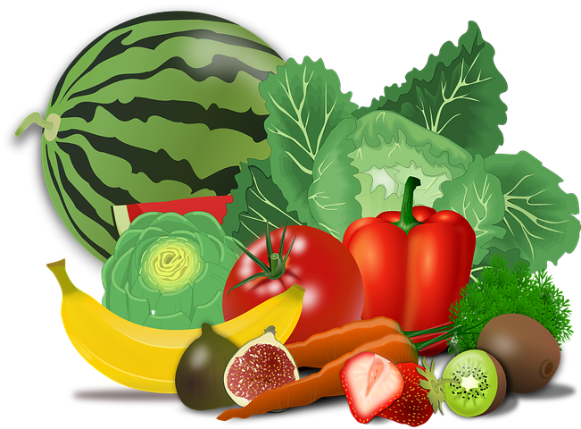 organic fruits and vegetables